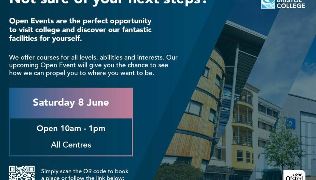 City of Bristol College Open Day 8th June